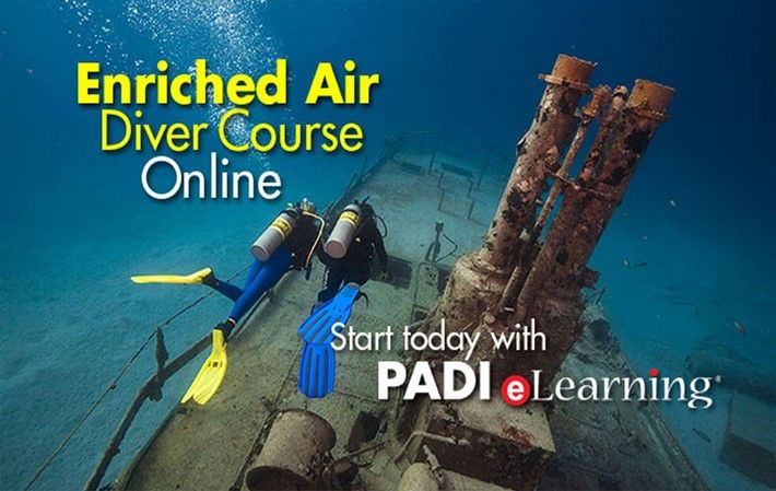 PADI Enriched Air Diver course online